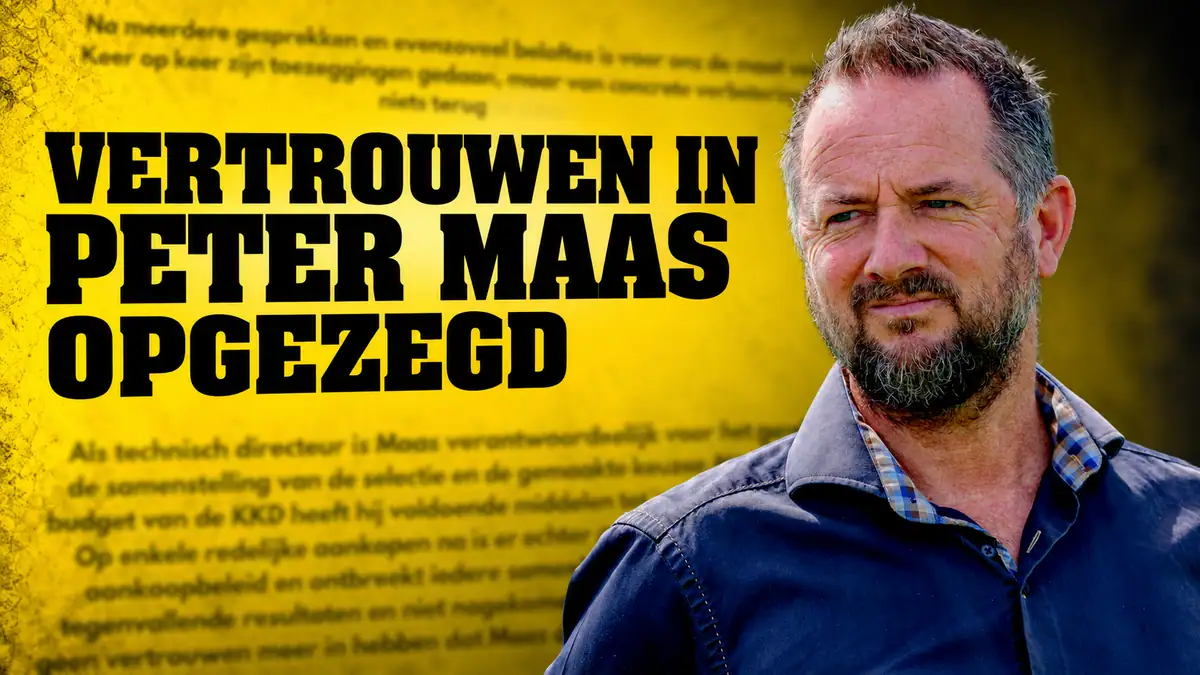 NAC-supporters zeggen vertrouwen in technisch directeur Peter Maas op