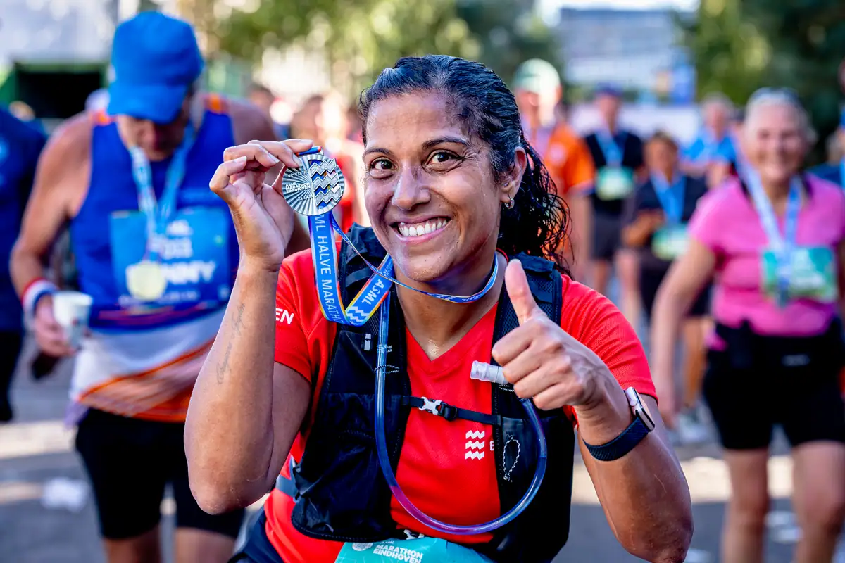 De marathon is voorbij, gelukkig hebben we de foto's nog!